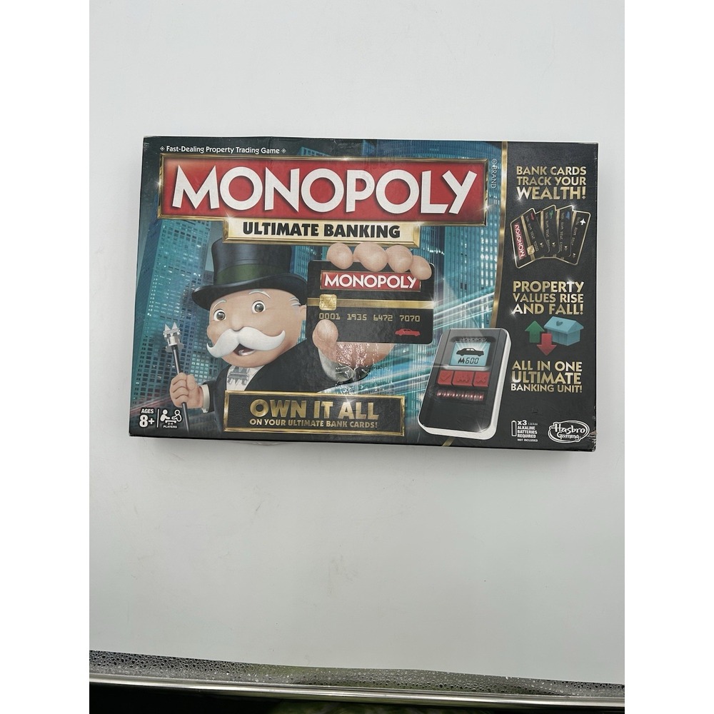 Monopoly Ultimate Banking Complete Unit Works Hasbro 2016 Electronic Finance - Picture 7 of 14